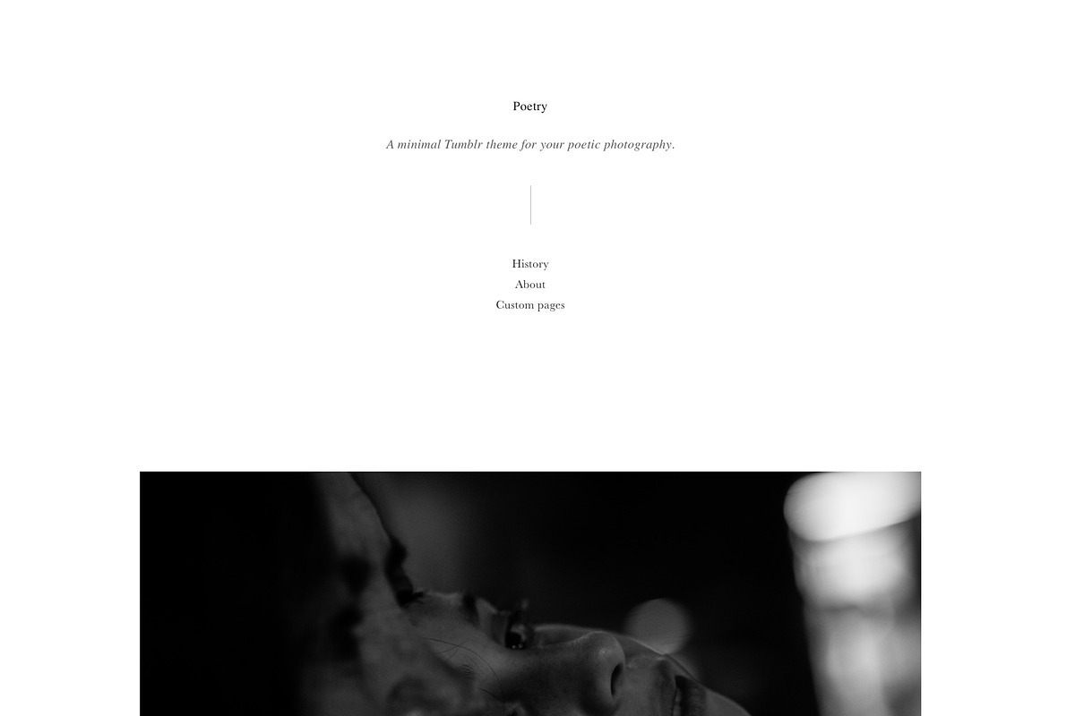Poetry  in Tumblr Themes - product preview 8