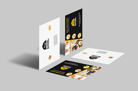 Restaurant Business Card in Business Card Templates - product preview 3
