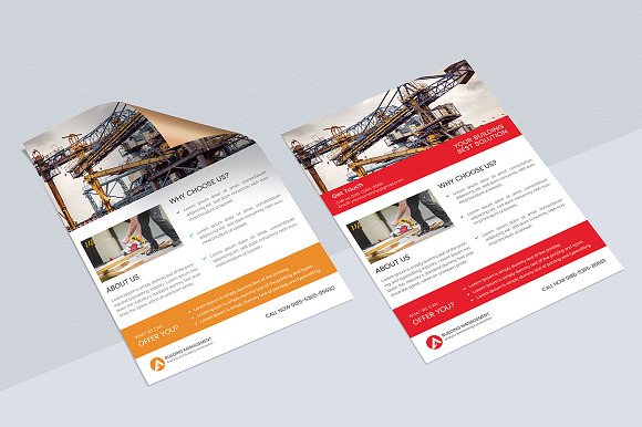 Construction Flyer  in Flyer Templates - product preview 1