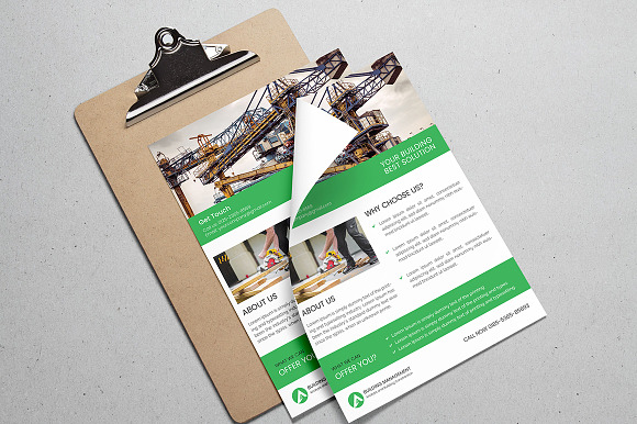 Construction Flyer  in Flyer Templates - product preview 2