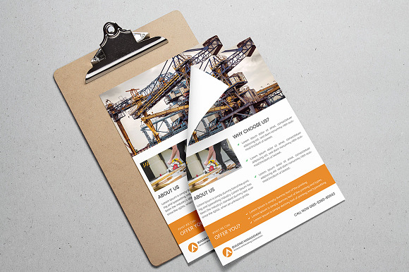 Construction Flyer  in Flyer Templates - product preview 3