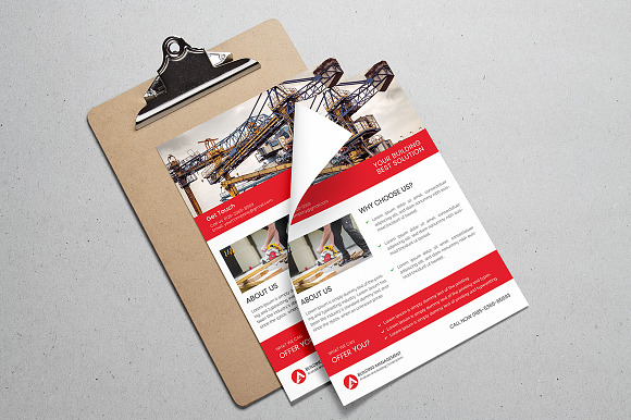 Construction Flyer  in Flyer Templates - product preview 4