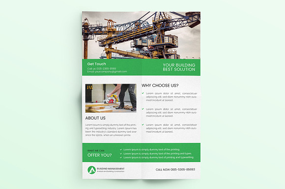 Construction Flyer  in Flyer Templates - product preview 5