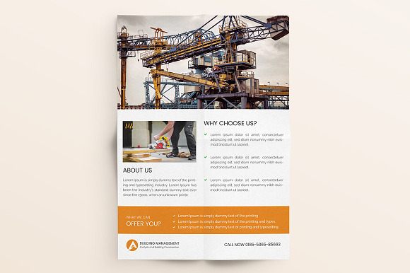 Construction Flyer  in Flyer Templates - product preview 6