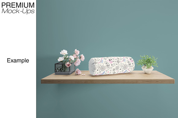 Pillows on Shelves Set - Many Types in Product Mockups - product preview 4