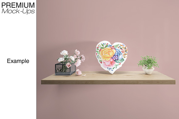 Pillows on Shelves Set - Many Types in Product Mockups - product preview 6