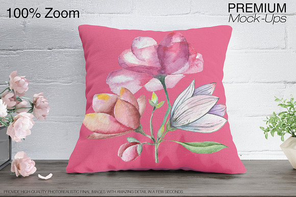 Pillows on Shelves Set - Many Types in Product Mockups - product preview 9