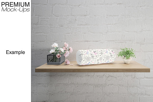 Pillows on Shelves Set - Many Types in Product Mockups - product preview 21