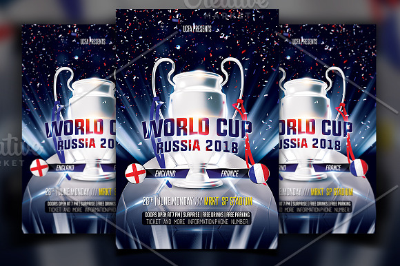 Soccer Flyers Bundle 10 in 1 in Flyer Templates - product preview 4