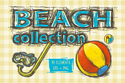 Beach Illustration Collection 