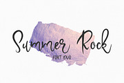 Summer Rock. Font duo