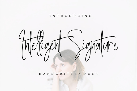 Intelligent Signature in Script Fonts - product preview 9