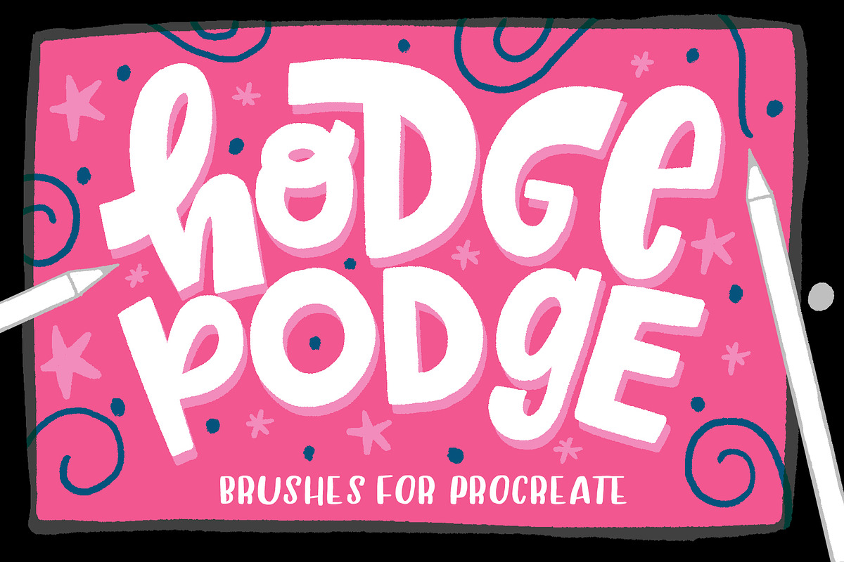 Hodge Podge Brushes for Procreate in Photoshop Brushes - product preview 8