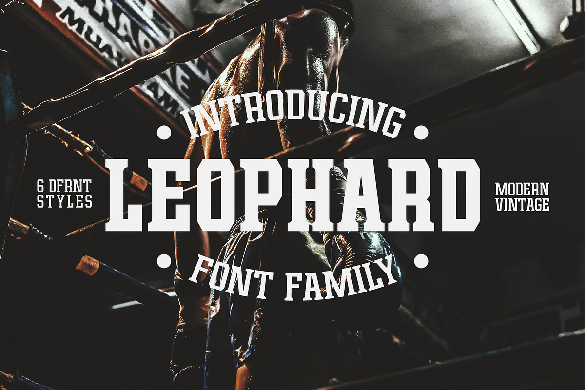 Leophard Font Family in Slab Serif Fonts - product preview 8
