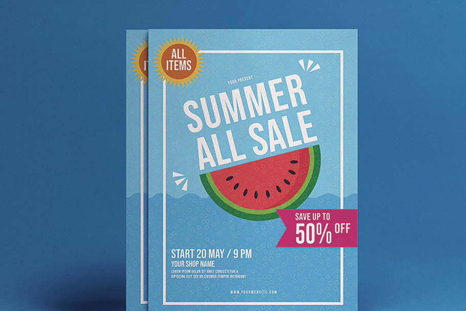 Summer All Sale flyer