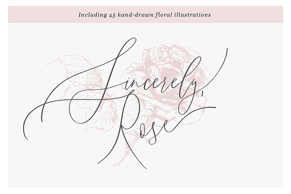 Sincerely, Rose | A Classy Script