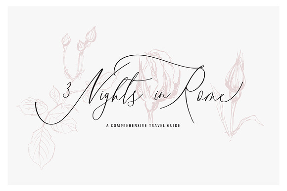 Sincerely, Rose | A Classy Script in Script Fonts - product preview 2