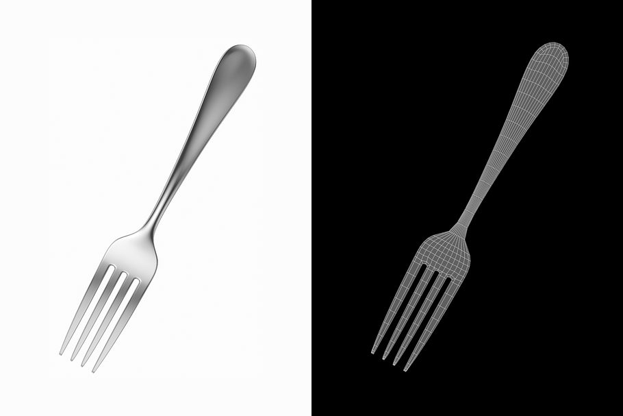 Dessert Fork Common Cutlery in Appliances - product preview 2
