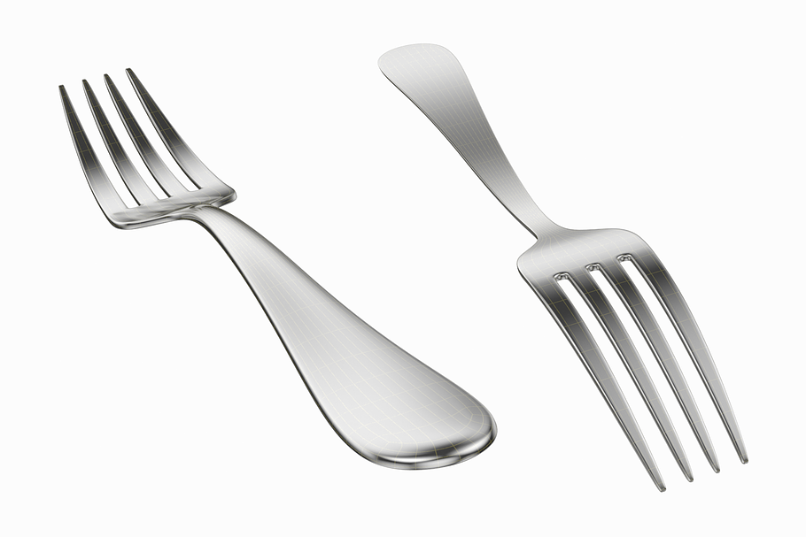 Dessert Fork Common Cutlery in Appliances - product preview 4