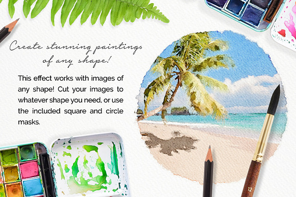 Realistic Watercolor Photo Effect in Photoshop Plugins - product preview 2