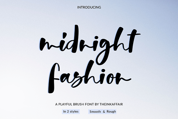 Midnight Fashion Script Font