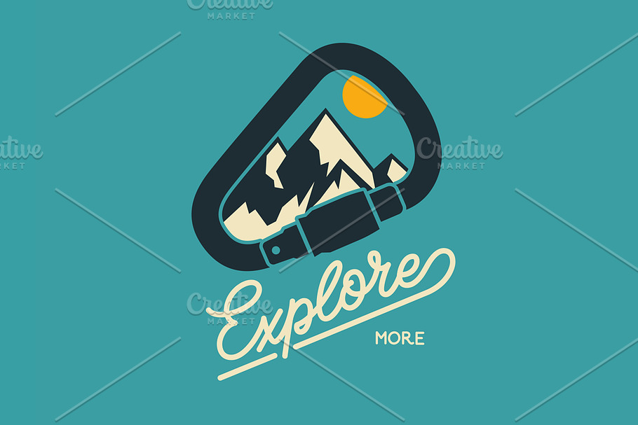 Vintage Adventure Badges in Illustrations - product preview 8