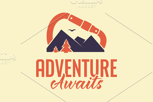 Vintage Adventure Badges in Illustrations - product preview 2