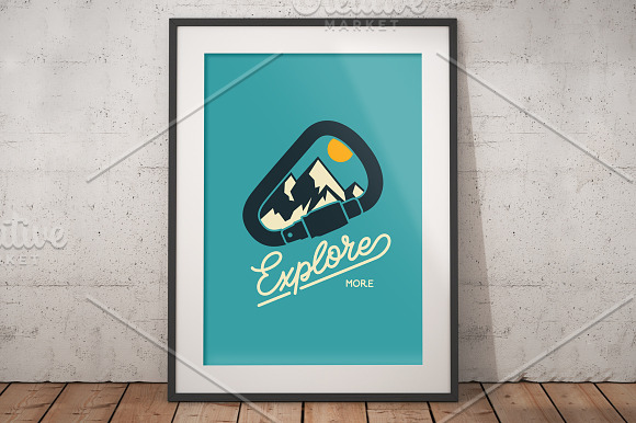 Vintage Adventure Badges in Illustrations - product preview 4