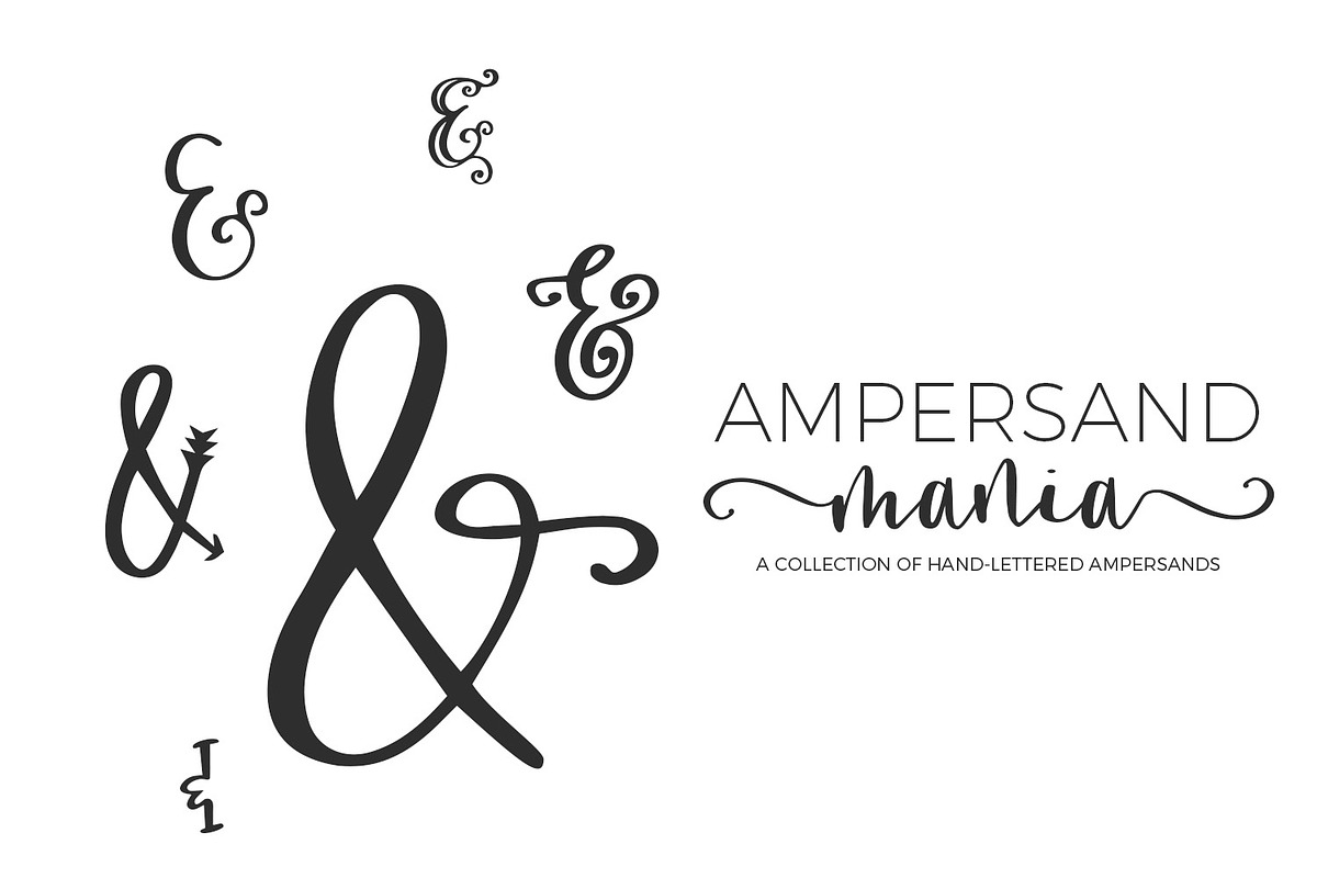 Ampersand Mania in Symbol Fonts - product preview 8