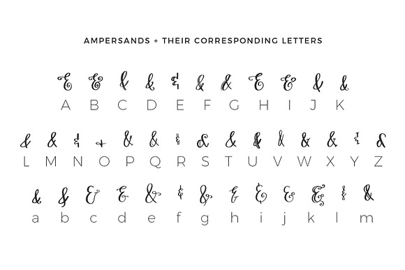 Ampersand Mania in Symbol Fonts - product preview 1