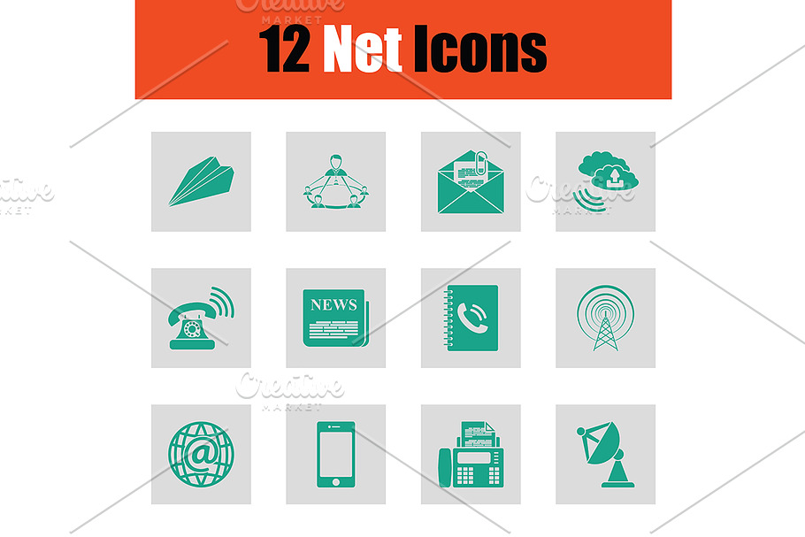Set of Communication icons