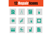 Set of repair icons