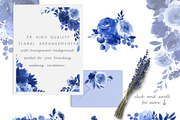 Classic Blue Flower Collection