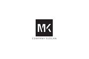 MK Letter Logo