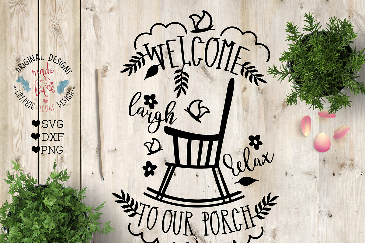 Welcome to the Porch Cut File in Illustrations - product preview 8