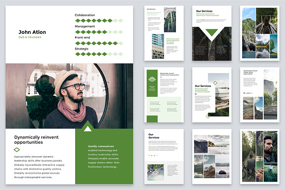 A4 Elevation Powerpoint Template in PowerPoint Templates - product preview 5