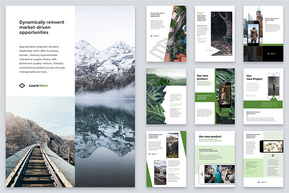 A4 Elevation Powerpoint Template in PowerPoint Templates - product preview 6