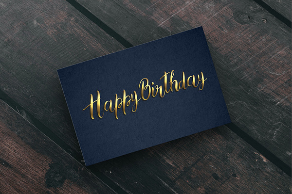 'Happy Birthday' vector lettering