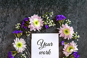 Stock Photos- Florals and Mockups