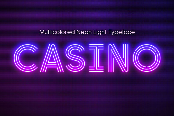 Realistic neon light alphabet in Illustrations - product preview 2