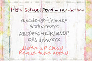 Highschool Handwritten Font