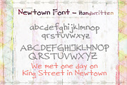Newtown Handwritten Font