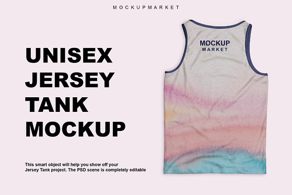 Unisex Jersey Tank Mockups in Product Mockups - product preview 1