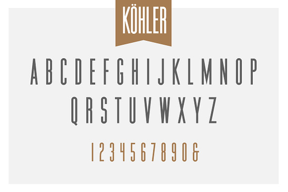 Köhler | Ultra Condensed Family in Sans-Serif Fonts - product preview 1