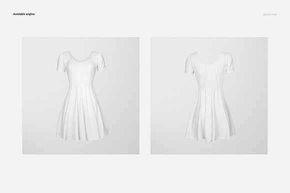 Wavy Dress Mockup Set in Product Mockups - product preview 2