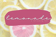Lemonade - A Handwritten Script Font