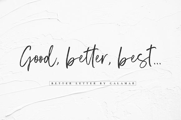 Better Letter Font in Script Fonts - product preview 4