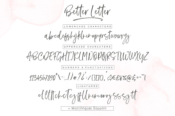 Better Letter Font in Script Fonts - product preview 9