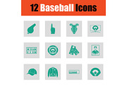 Baseballl icon set