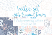 Vector set with tropical leaves